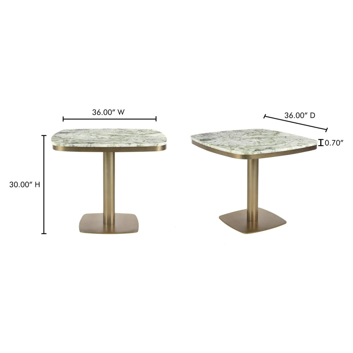  Modern European furniture - Green Onyx Marble Coffee Table - www.oroa.com | Oroa.com