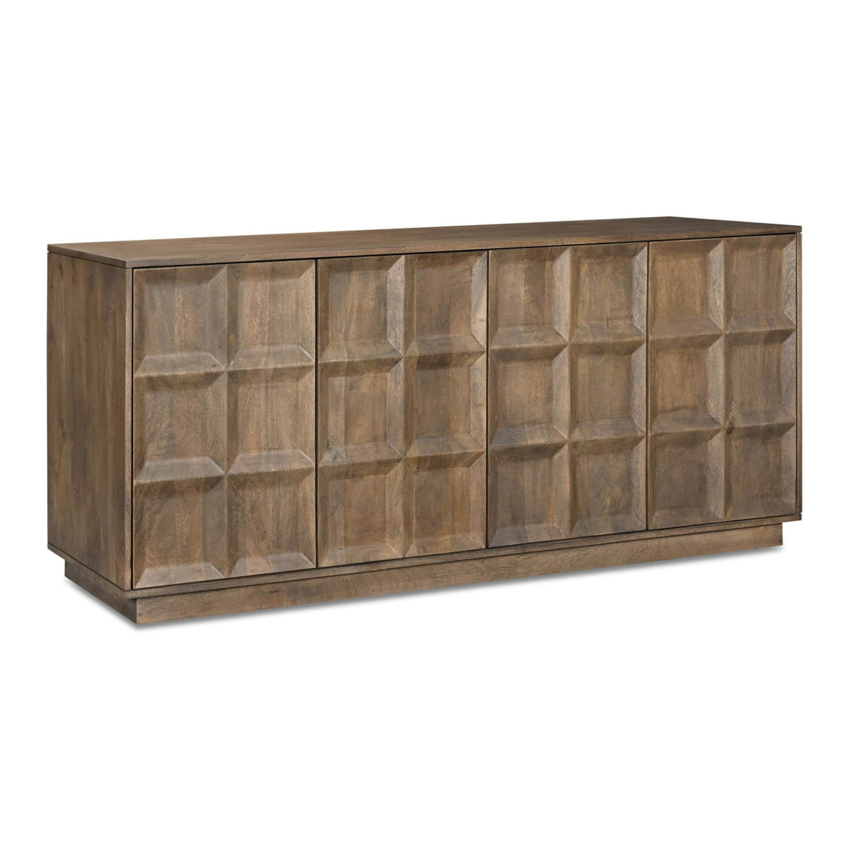   Modern European furniture - 4-Door Mango Wood Sideboard - www.oroa.com | Oroa.com