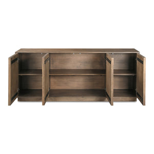   Modern European furniture - 4-Door Mango Wood Sideboard - www.oroa.com | Oroa.com