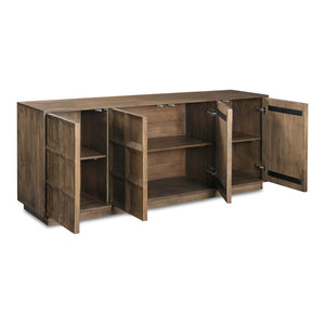   Modern European furniture - 4-Door Mango Wood Sideboard - www.oroa.com | Oroa.com