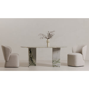   Modern European furniture - Green Onyx Marble Dining Table - www.oroa.com | Oroa.com
