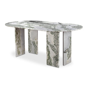   Modern European furniture - Green Onyx Marble Dining Table - www.oroa.com | Oroa.com