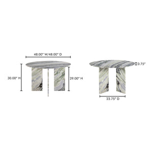   Modern European furniture - Green Onyx Marble Dining Table - www.oroa.com | Oroa.com