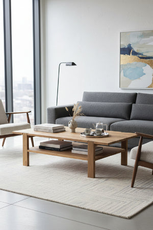   Sandblasted Mango Wood Coffee Table | Oroa.com