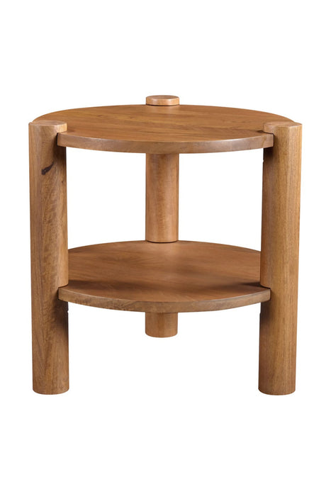   Vintage Mango Wood Accent Table | Oroa.com