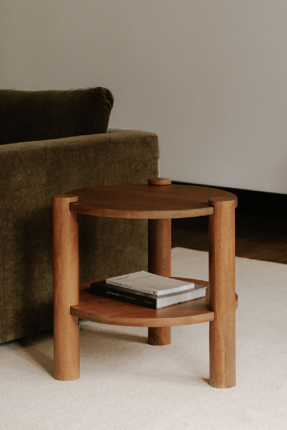  Vintage Mango Wood Accent Table | Oroa.com