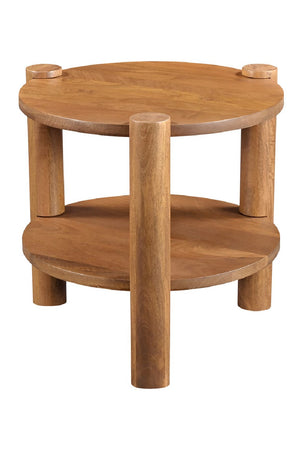   Vintage Mango Wood Accent Table | Oroa.com
