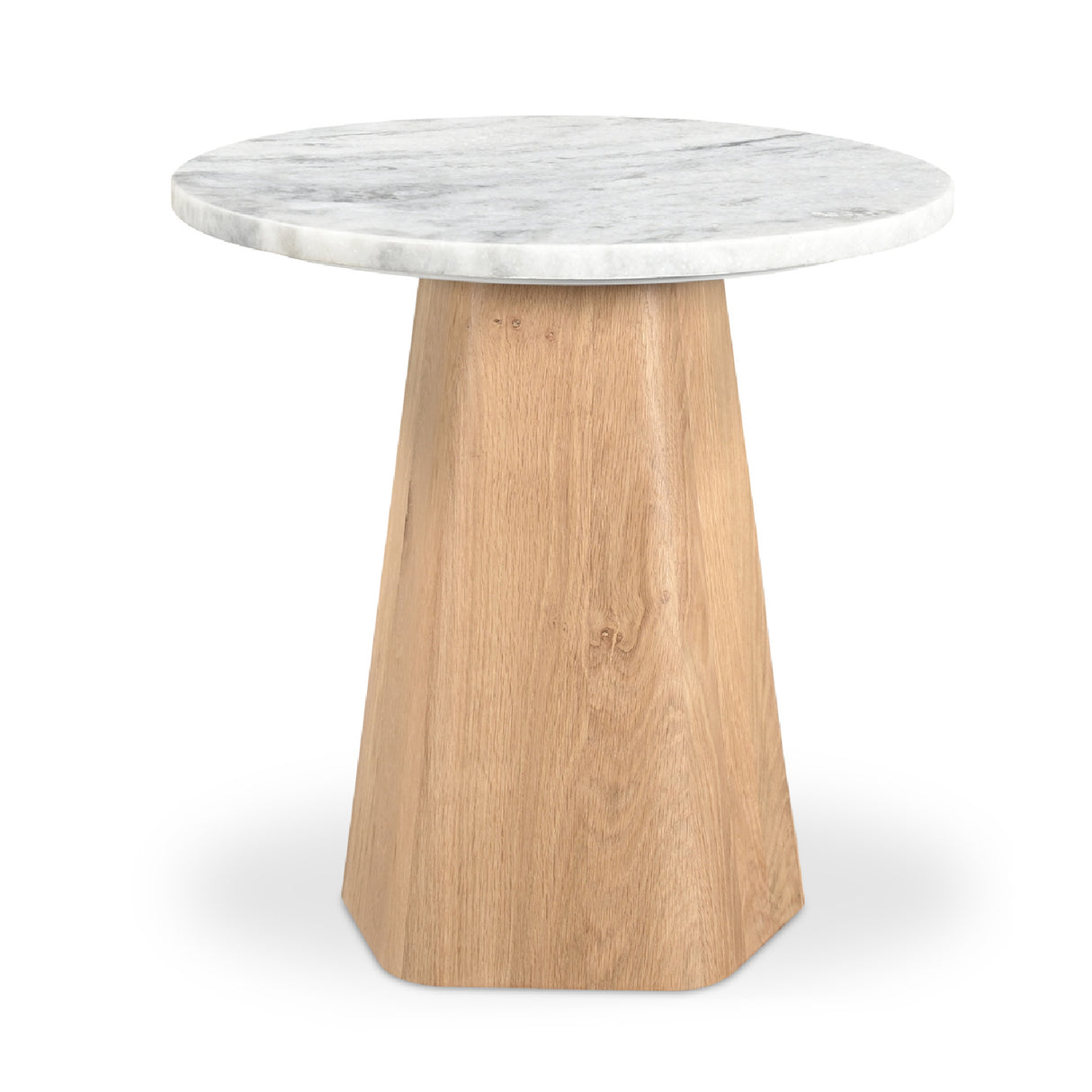   Modern European furniture - Round Gray Marble Accent Table - www.oroa.com | Oroa.com