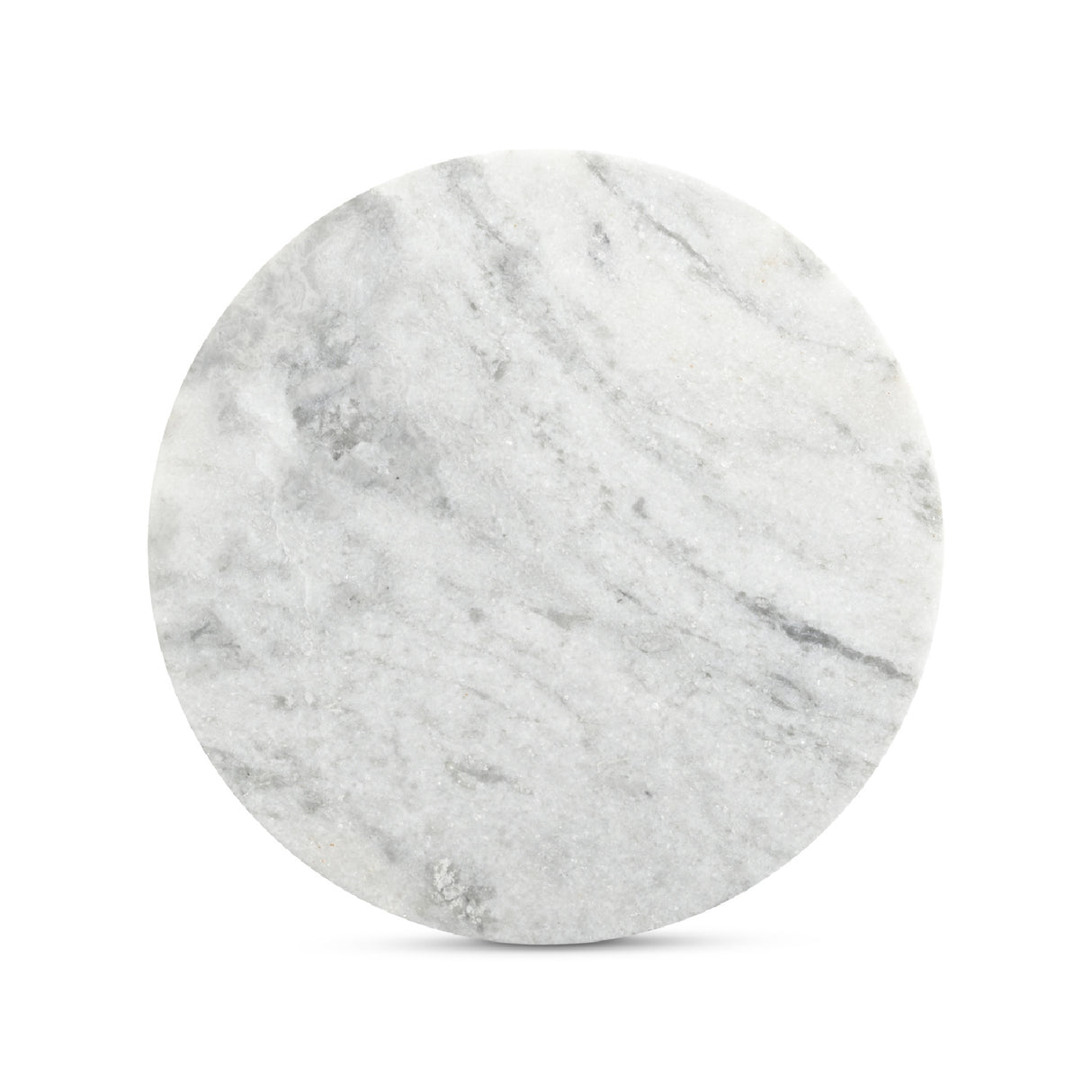   Modern European furniture - Round Gray Marble Accent Table - www.oroa.com | Oroa.com