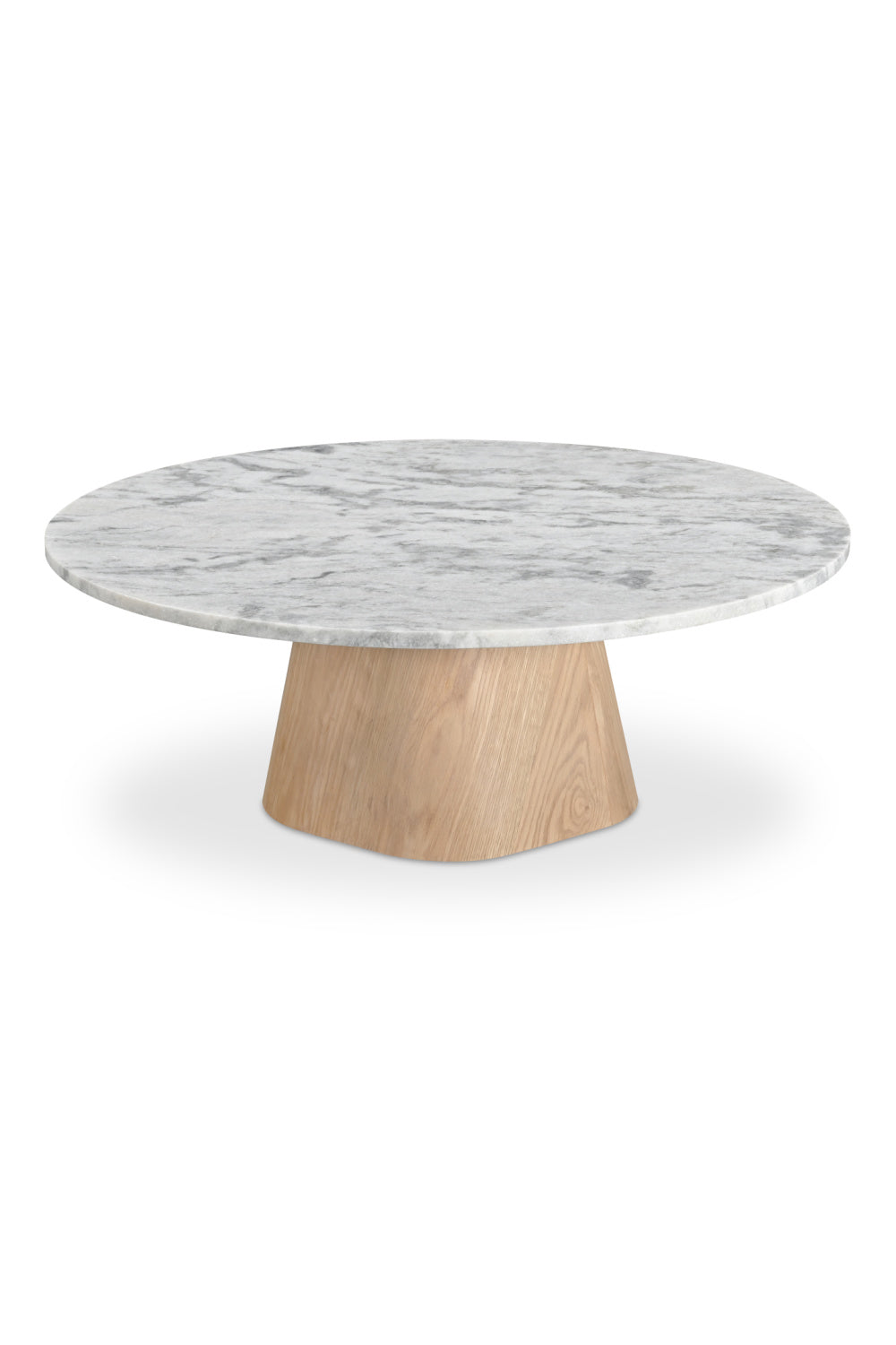   Modern European furniture - Round White Marble Coffee Table - www.oroa.com | Oroa.com