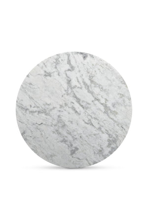   Modern European furniture - Round White Marble Coffee Table - www.oroa.com | Oroa.com