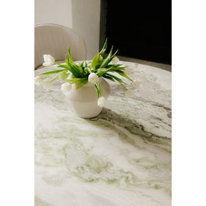   Modern European furniture - Round Onyx Marble Dining Table - www.oroa.com | Oroa.com