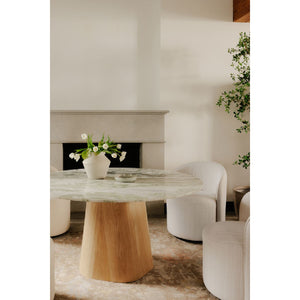   Modern European furniture - Round Onyx Marble Dining Table - www.oroa.com | Oroa.com