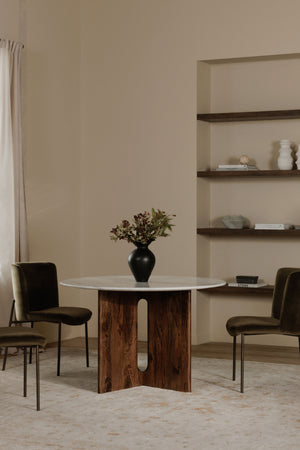   Modern European furniture - Cross-Base Round Dining Table - www.oroa.com | Oroa.com