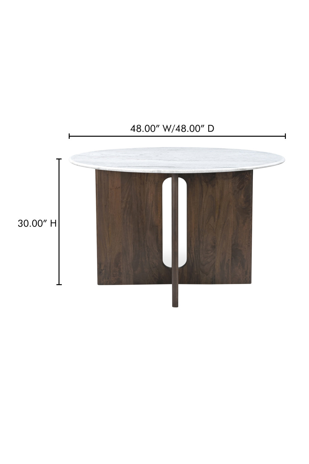   Modern European furniture - Cross-Base Round Dining Table - www.oroa.com | Oroa.com