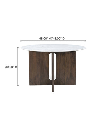   Modern European furniture - Cross-Base Round Dining Table - www.oroa.com | Oroa.com