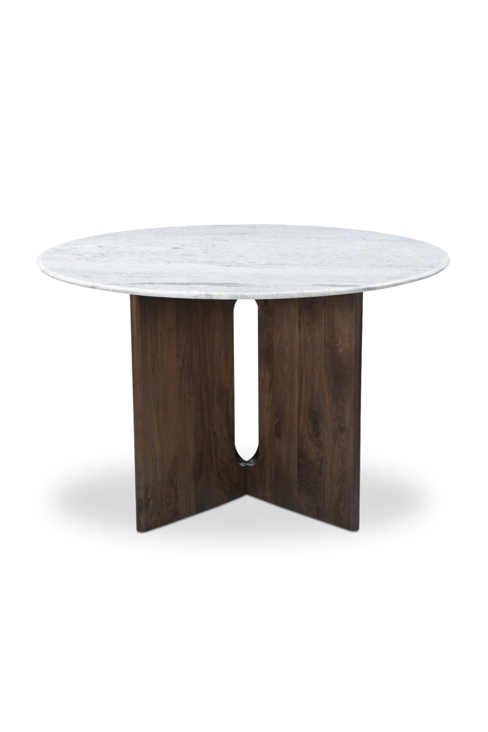   Modern European furniture - Cross-Base Round Dining Table - www.oroa.com | Oroa.com