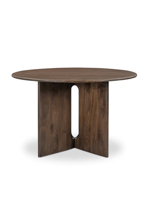   Modern European furniture - Cross-Base Round Dining Table - www.oroa.com | Oroa.com