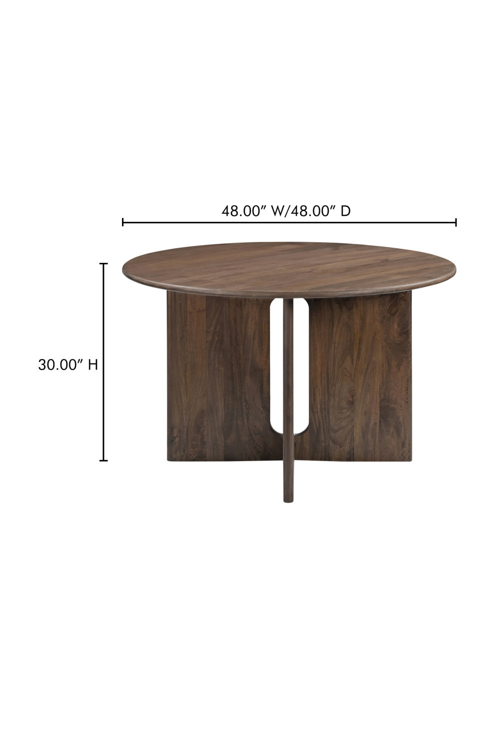   Modern European furniture - Cross-Base Round Dining Table - www.oroa.com | Oroa.com