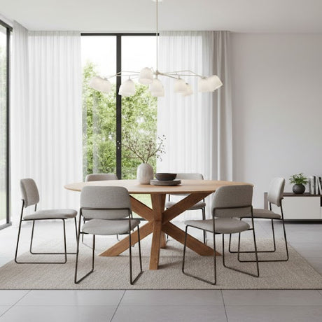   Modern European furniture - Vintage Brown Wooden Dining Table - www.oroa.com | Oroa.com