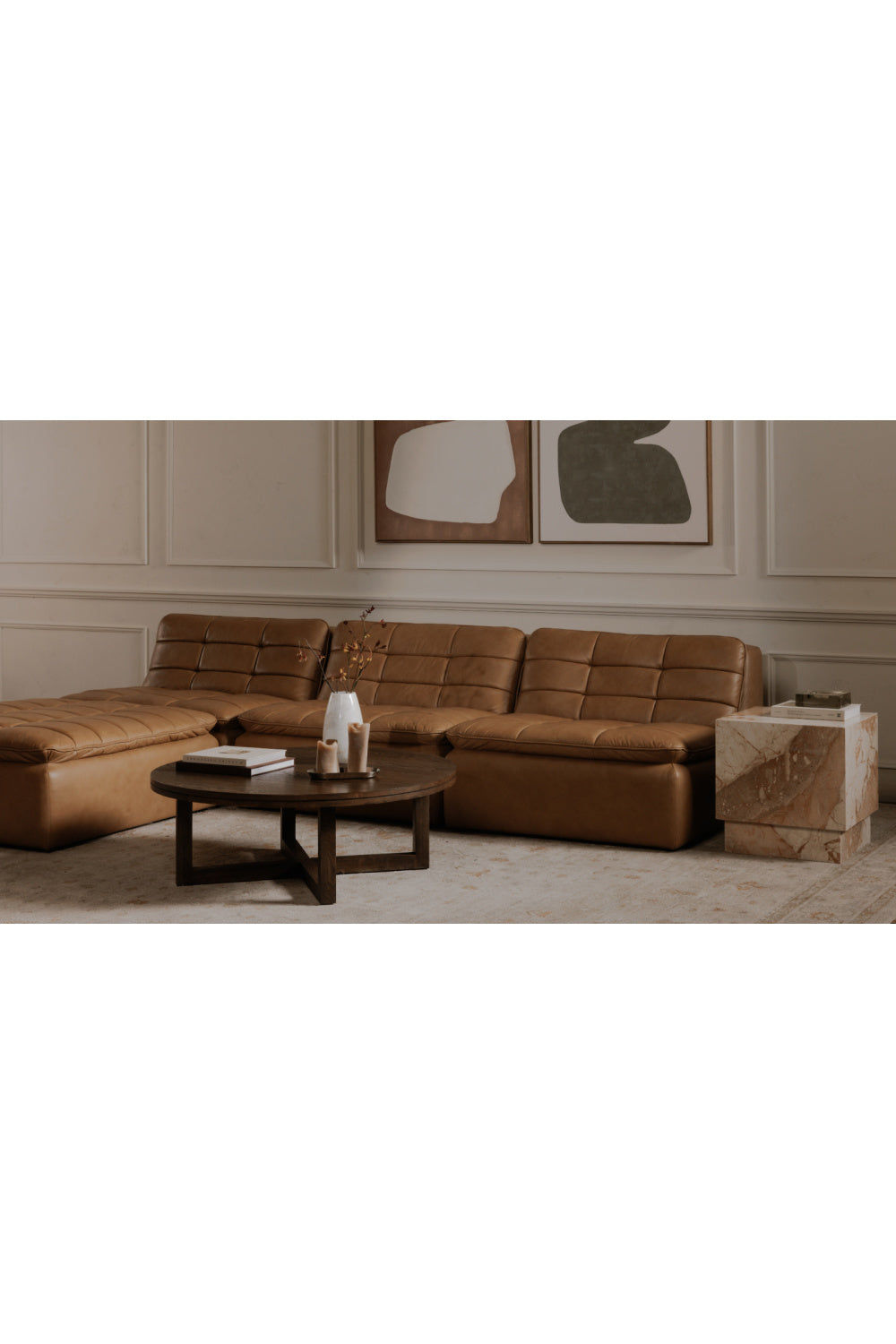   Modern European furniture - Oak Round Coffee Table - www.oroa.com | Oroa.com