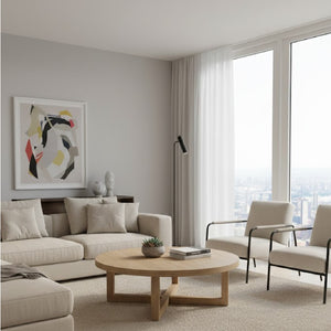  Modern European furniture - Oak Round Coffee Table - www.oroa.com | Oroa.com