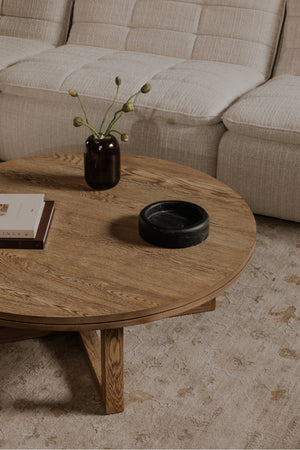   Modern European furniture - Oak Round Coffee Table - www.oroa.com | Oroa.com