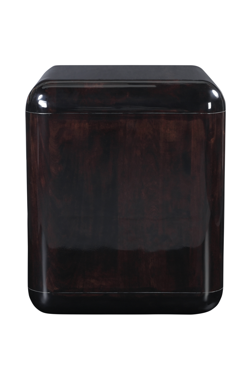   Modern European furniture - 2-Drawer Brown Acacia Nightstand - www.oroa.com | Oroa.com