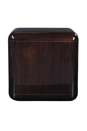   Modern European furniture - 2-Drawer Brown Acacia Nightstand - www.oroa.com | Oroa.com