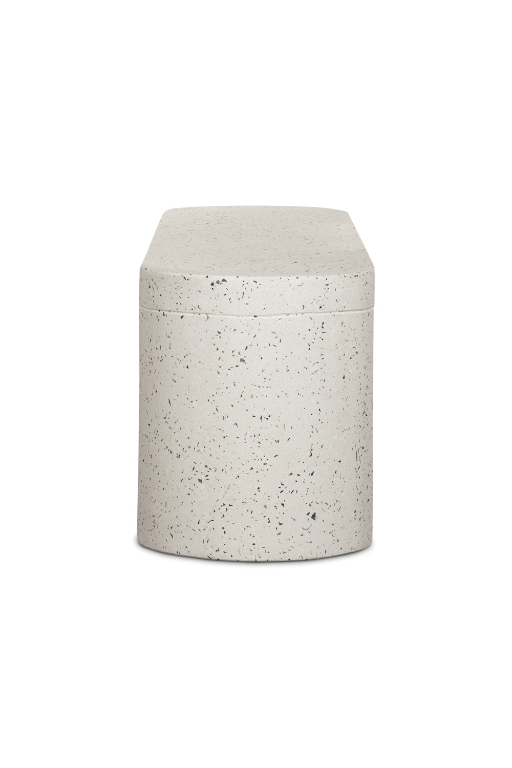   Modern European furniture - White Terrazzo Outdoor Bench - www.oroa.com | Oroa.com