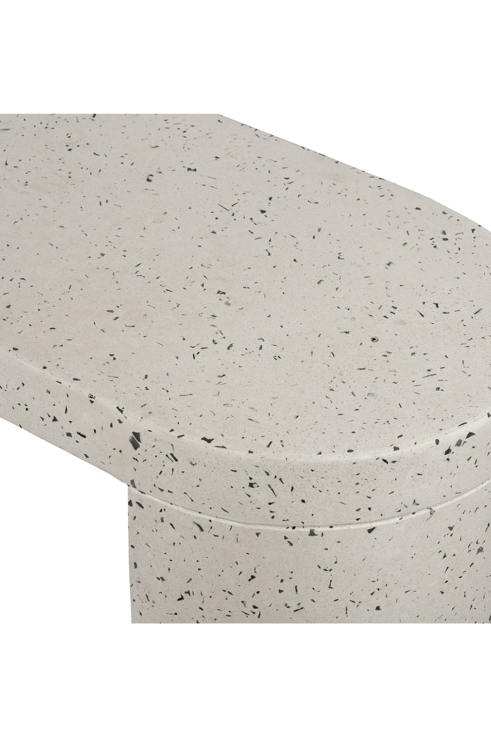   Modern European furniture - White Terrazzo Outdoor Bench - www.oroa.com | Oroa.com