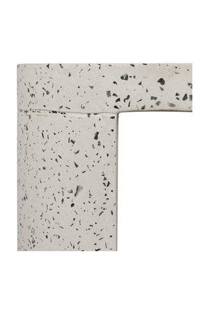   Modern European furniture - White Terrazzo Outdoor Stool - www.oroa.com | Oroa.com