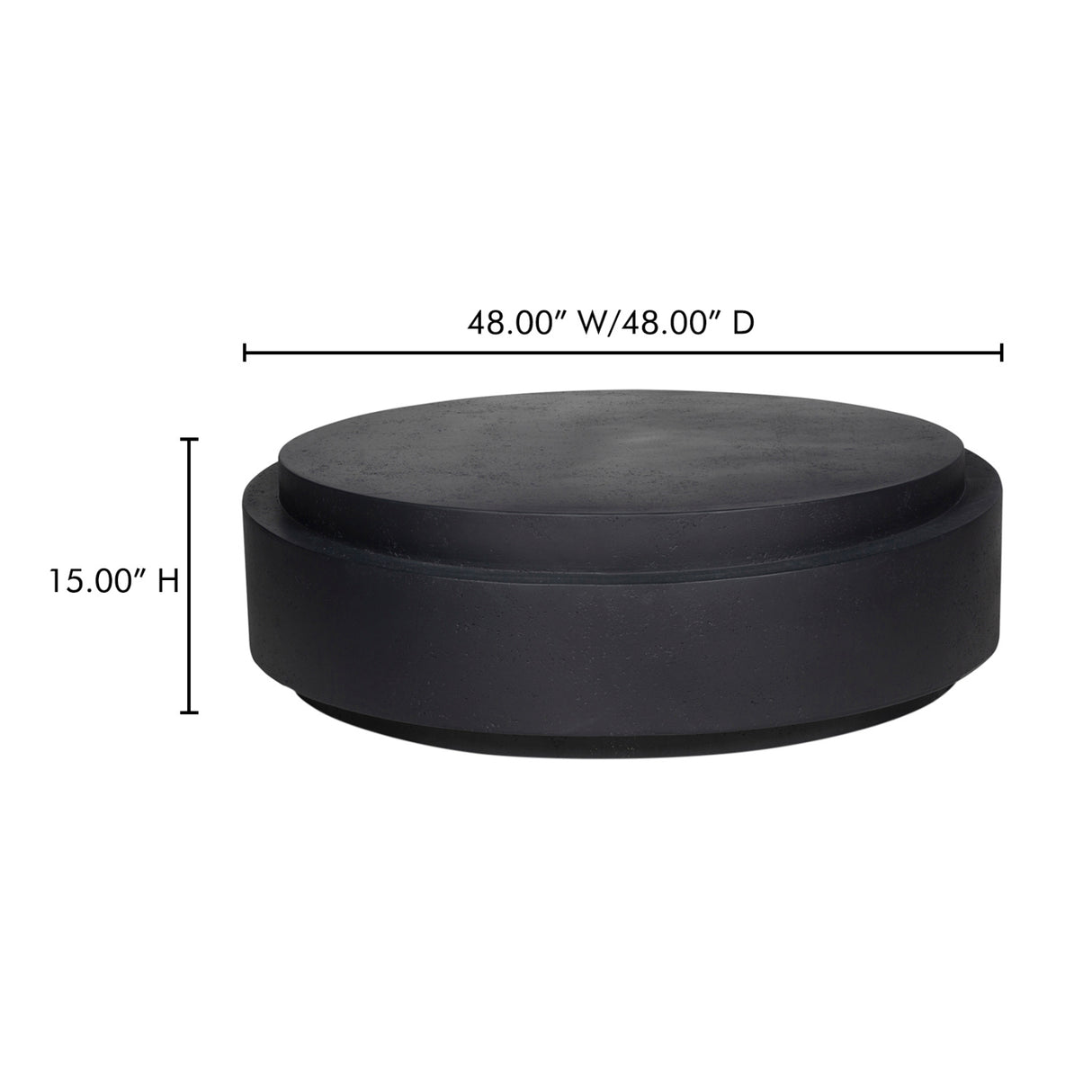   Modern European furniture - Concrete Mix Indoor/Outdoor Coffee Table - www.oroa.com | Oroa.com