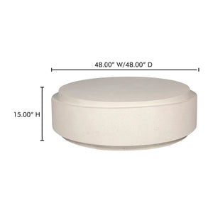   Modern European furniture - Concrete Mix Indoor/Outdoor Coffee Table - www.oroa.com | Oroa.com