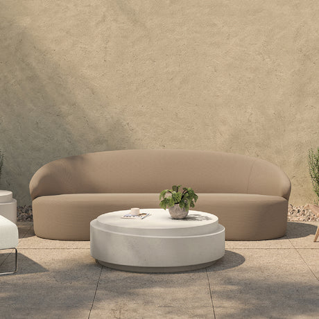   Modern European furniture - Concrete Mix Indoor/Outdoor Coffee Table - www.oroa.com | Oroa.com