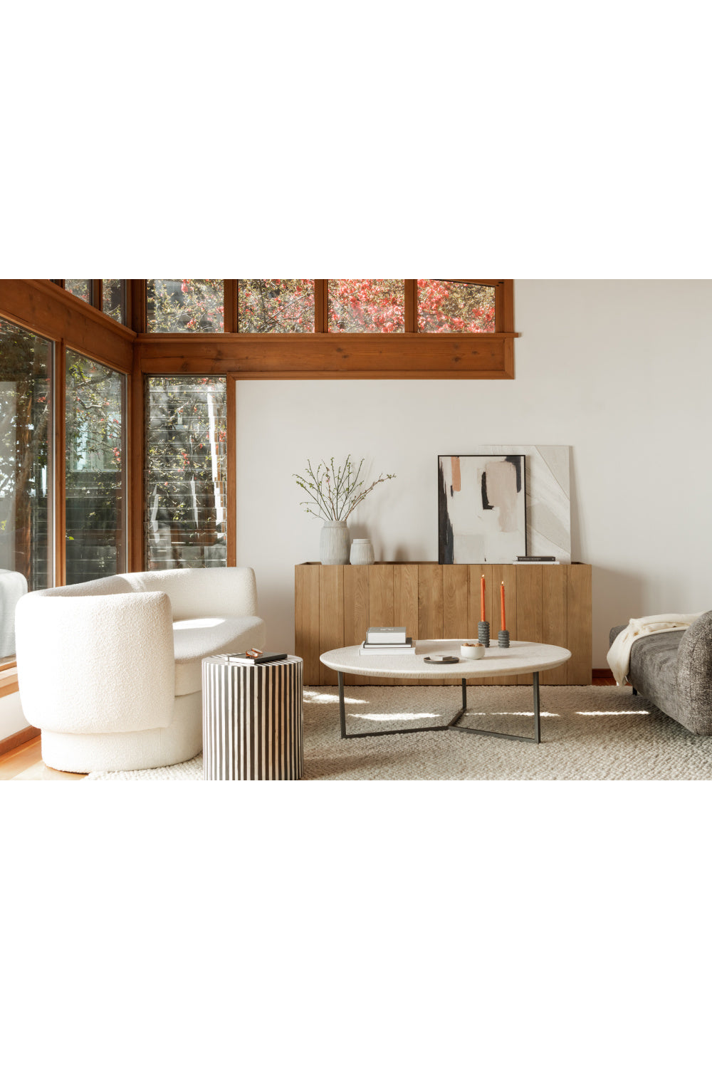   Modern European furniture - White Modern Curved Sofa - www.oroa.com | Oroa.com
