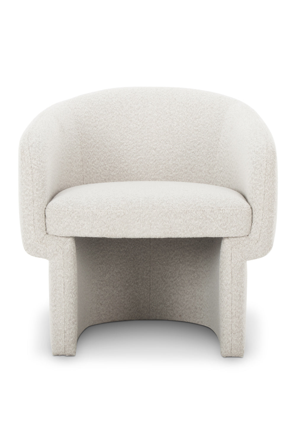  Modern European furniture - White Curved Occasional Chair - www.oroa.com | Oroa.com