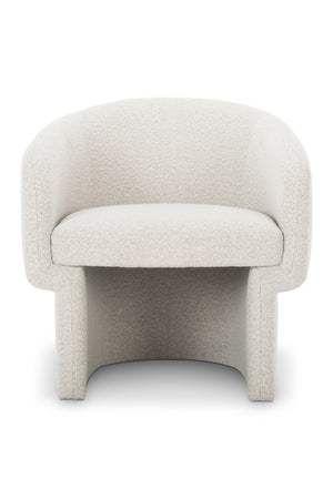   Modern European furniture - White Curved Occasional Chair - www.oroa.com | Oroa.com