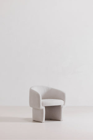   Modern European furniture - White Curved Occasional Chair - www.oroa.com | Oroa.com