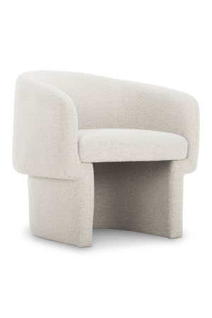   Modern European furniture - White Curved Occasional Chair - www.oroa.com | Oroa.com