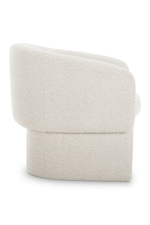   Modern European furniture - White Curved Occasional Chair - www.oroa.com | Oroa.com