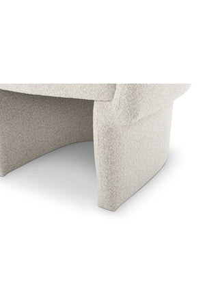   Modern European furniture - White Curved Occasional Chair - www.oroa.com | Oroa.com