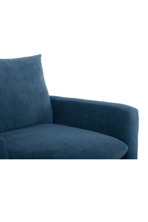   Modern European furniture - Blue Angled-Back Lounge Chair - www.oroa.com | Oroa.com