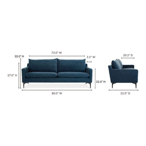   Modern European furniture - Angled Back Minimalist Sofa - www.oroa.com | Oroa.com