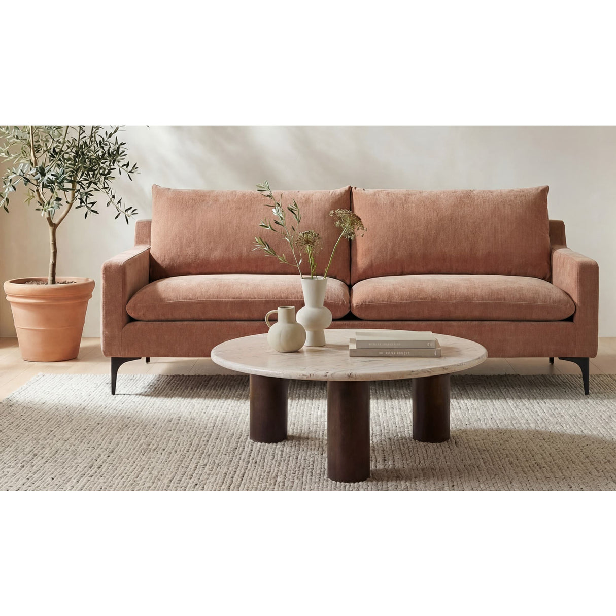   Modern European furniture - Angled Back Minimalist Sofa - www.oroa.com | Oroa.com