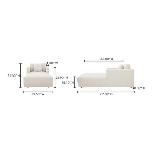   Modern European furniture - Boucle Blend Chaise Lounge - www.oroa.com | Oroa.com