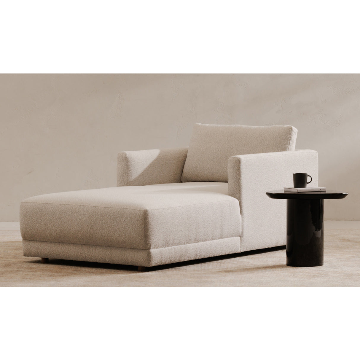   Modern European furniture - Boucle Blend Chaise Lounge - www.oroa.com | Oroa.com