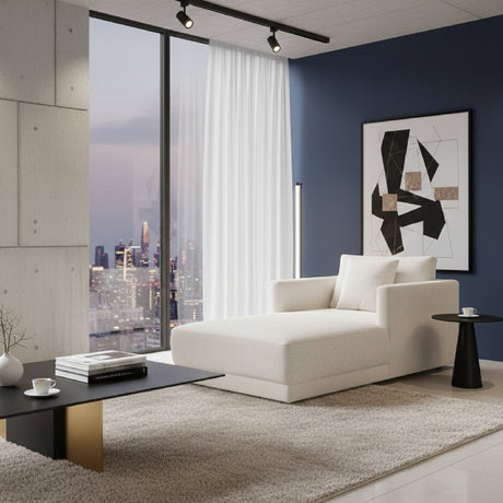   Modern European furniture - Boucle Blend Chaise Lounge - www.oroa.com | Oroa.com