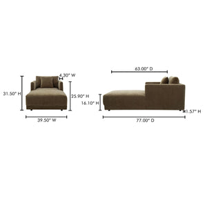   Modern European furniture - Boucle Blend Chaise Lounge - www.oroa.com | Oroa.com