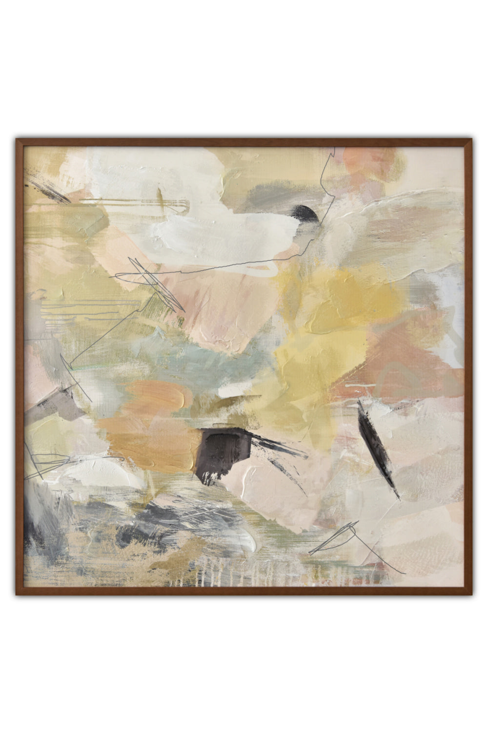   Modern European furniture - Pastel Toned Abstract Painting - www.oroa.com | Oroa.com